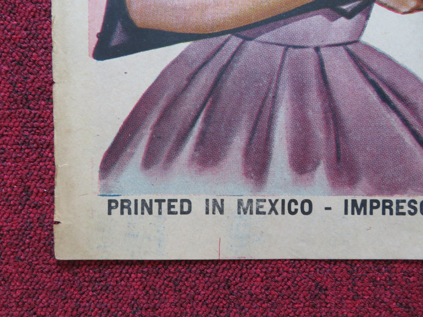 EL ULTIMO CARTUCHO FOLDED MEXICAN POSTER MANUEL LOPEZ OCHOA L. VELAZQUEZ 1965