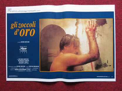 GLI ZOCCOLI D'ORO - D ITALIAN FOTOBUSTA POSTER HICHEM ROSTOM HAMMADI ZAROUK 1989