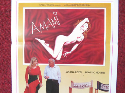 DADDY DON'T BLUSH ITALIAN LOCANDINA POSTER MOANA POZZI NOVELLO NOVELLI 1992