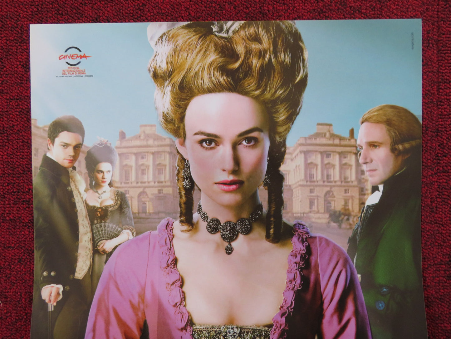 THE DUCHESS ITALIAN LOCANDINA POSTER KEIRA KNIGHTLEY RALPH FIENNES 2008