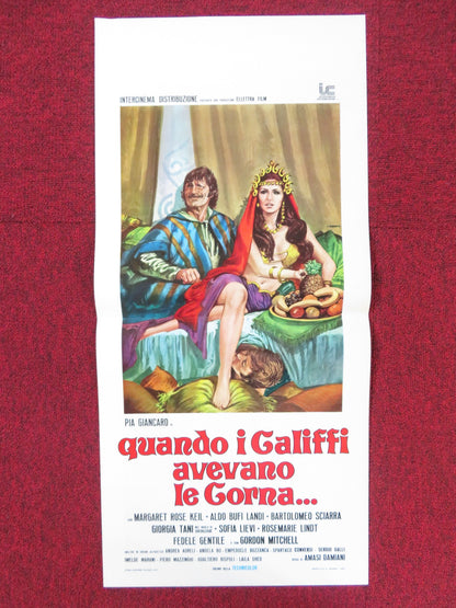 CURSE OF THE RED BUTTERFLY ITALIAN LOCANDINA POSTER PIA GIANCARO 1973