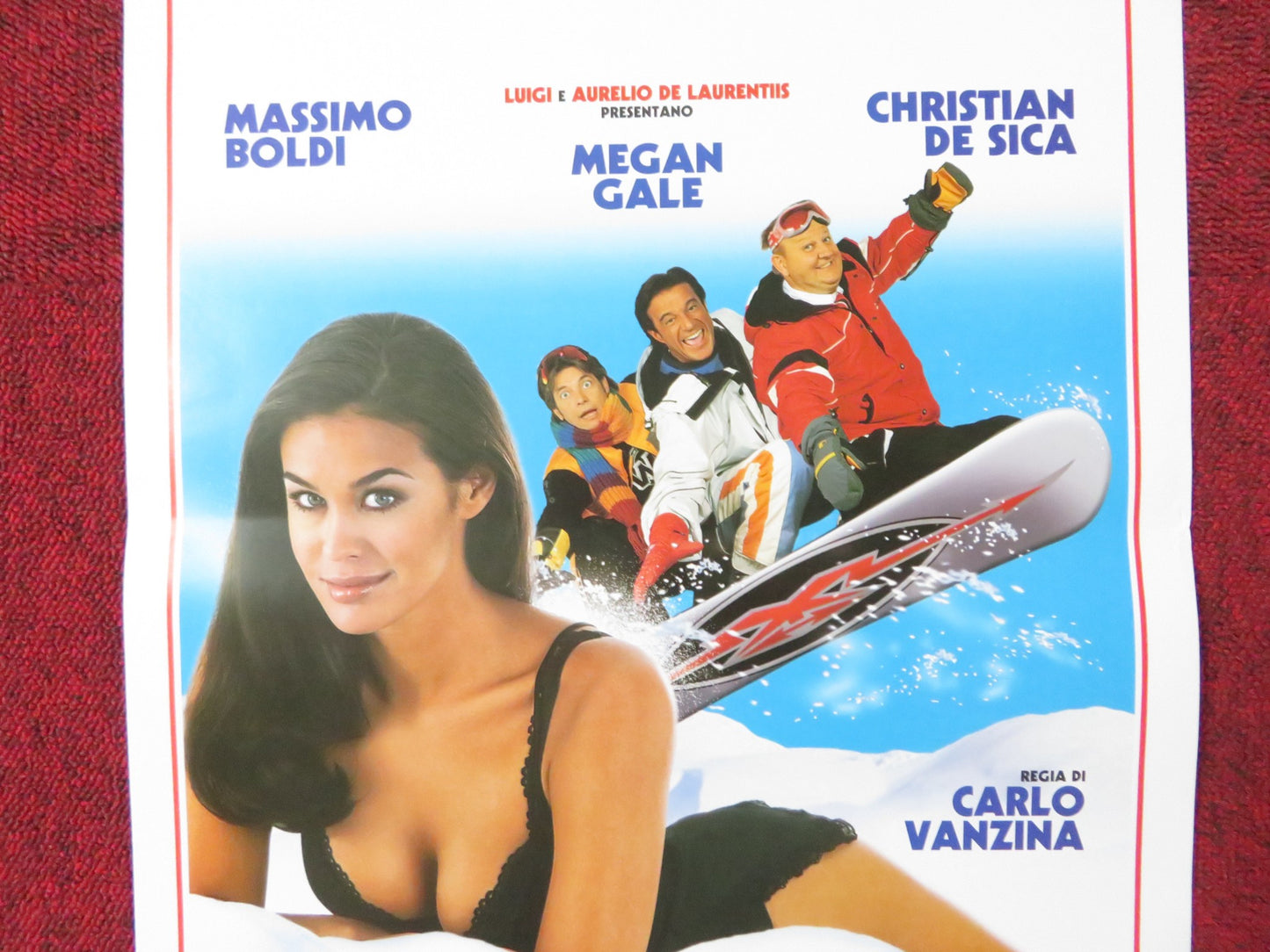 VACANZE DI NATALE 2000 ITALIAN LOCANDINA POSTER MASSIMO BOLDI MEGAN GALE 1999