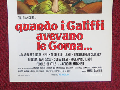 CURSE OF THE RED BUTTERFLY ITALIAN LOCANDINA POSTER PIA GIANCARO 1973