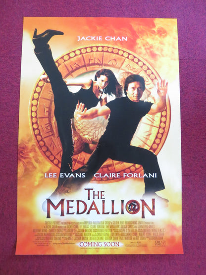 THE MEDALLION US ONE SHEET ROLLED POSTER JACKIE CHAN LEE EVANS 2003