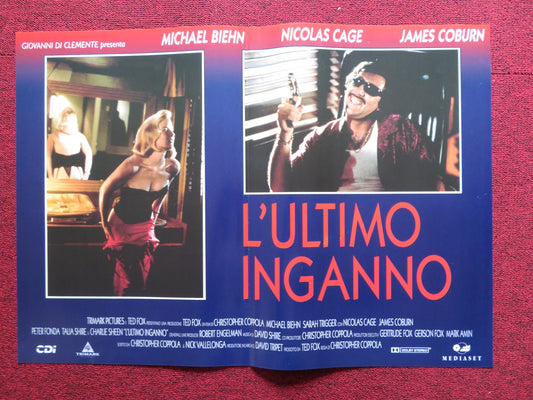 DEADFALL - C ITALIAN FOTOBUSTA POSTER NICOLAS CAGE JAMES COBURN 1993