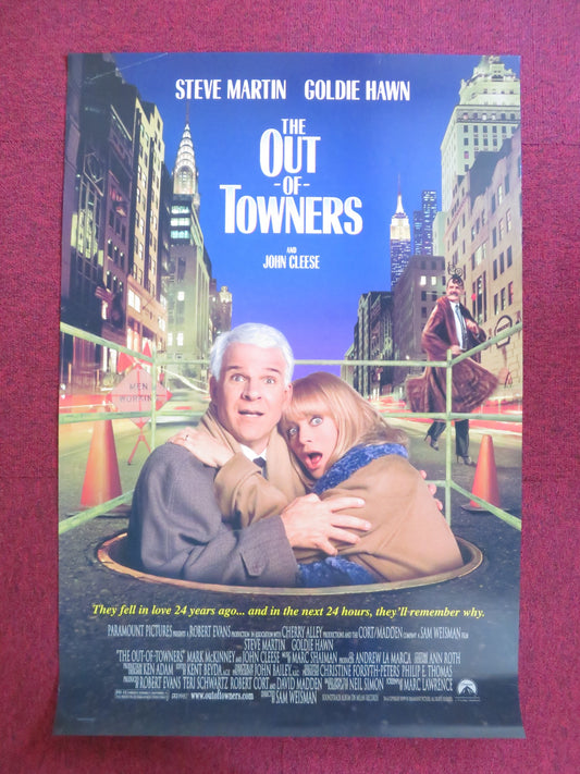 THE OUT OF TOWNERS US ONE SHEET ROLLED POSTER STEVE MARTIN GOLDIE HAWN 1999