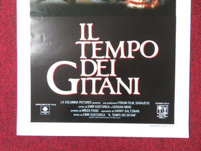 TIME OF THE GYPSIES ITALIAN LOCANDINA POSTER DAVOR DUJMOVIC BORA TODOROVIC 1990