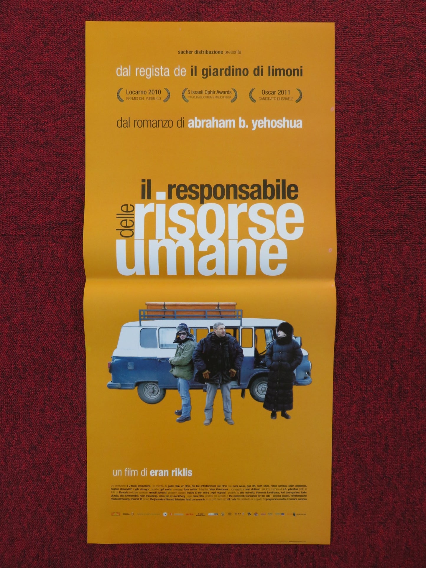 IL RESPONSABILE DELLE RISORSE UMANE ITALIAN LOCANDINA POSTER MARK IVANIR 2010