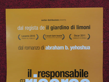 IL RESPONSABILE DELLE RISORSE UMANE ITALIAN LOCANDINA POSTER MARK IVANIR 2010