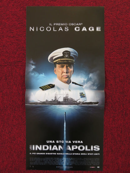 USS INDIANAPOLIS: MEN OF COURAGE ITALIAN LOCANDINA POSTER NICOLAS CAGE 2016