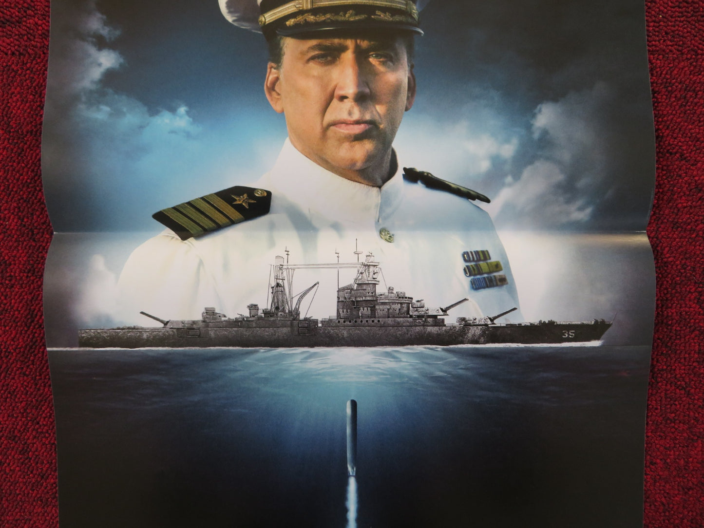 USS INDIANAPOLIS: MEN OF COURAGE ITALIAN LOCANDINA POSTER NICOLAS CAGE 2016