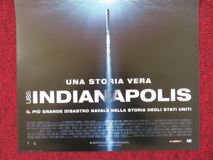 USS INDIANAPOLIS: MEN OF COURAGE ITALIAN LOCANDINA POSTER NICOLAS CAGE 2016