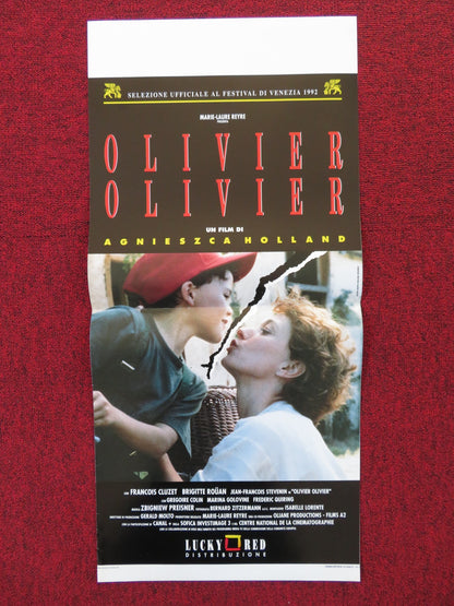 OLIVIER, OLIVIER ITALIAN LOCANDINA POSTER FRANCOIS CLUZET BRIGITTE ROUAN 1992