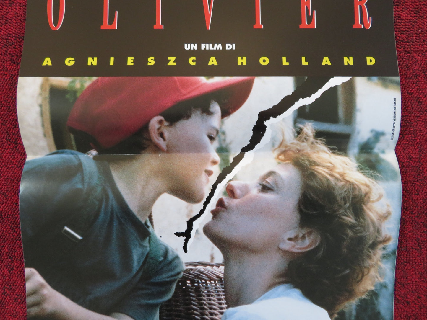 OLIVIER, OLIVIER ITALIAN LOCANDINA POSTER FRANCOIS CLUZET BRIGITTE ROUAN 1992