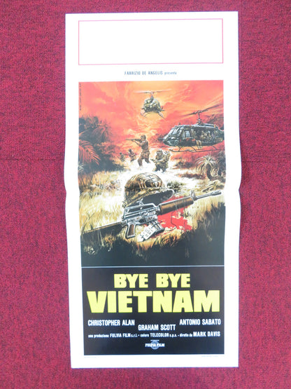 BYE BYE VIETNAM ITALIAN LOCANDINA POSTER CHRISTOPHER ALAN ANTONIO SABATO 1988