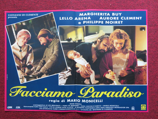 FACCIAMO PARADISO -A ITALIAN FOTOBUSTA POSTER MARGHERITA BUY LELLO ARENA 1995