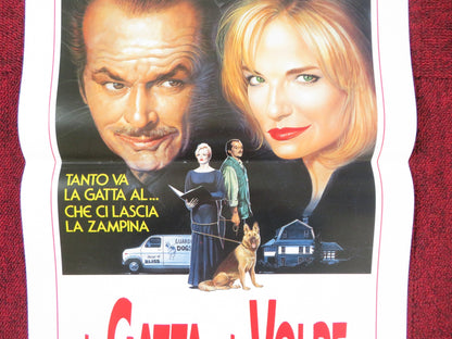 LA GATTA E LA VOLPE ITALIAN LOCANDINA POSTER JACK NICHOLSON ELLEN BARKIN 1992