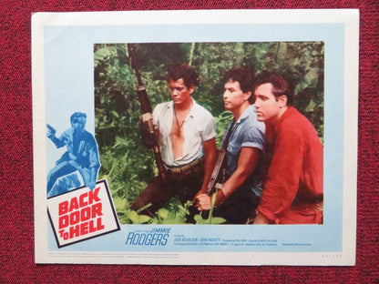 BACK DOOR TO HELL US LOBBY CARD SET JIMMIE RODGERS JACK NICHOLSON 1964