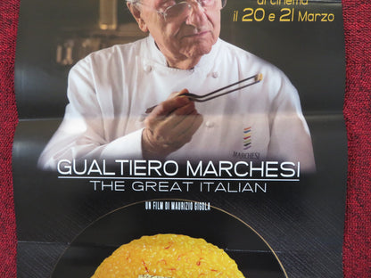 GUALTIERO MARCHESI: THE GREAT ITALIAN ITALIAN LOCANDINA POSTER PAUL BOCUSE 2018