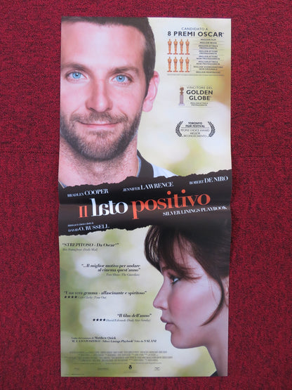 SILVER LININGS PLAYBOOK ITALIAN LOCANDINA POSTER BRADLEY COOPER J. LAWRENCE 2012