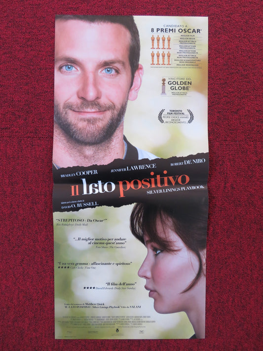 SILVER LININGS PLAYBOOK ITALIAN LOCANDINA POSTER BRADLEY COOPER J. LAWRENCE 2012