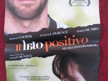 SILVER LININGS PLAYBOOK ITALIAN LOCANDINA POSTER BRADLEY COOPER J. LAWRENCE 2012