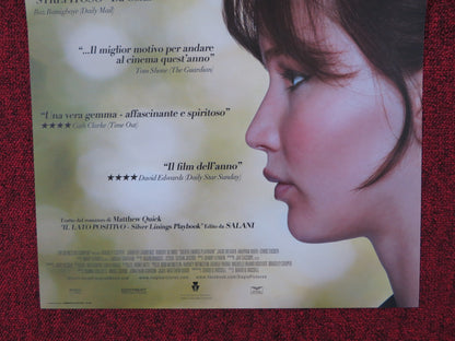 SILVER LININGS PLAYBOOK ITALIAN LOCANDINA POSTER BRADLEY COOPER J. LAWRENCE 2012