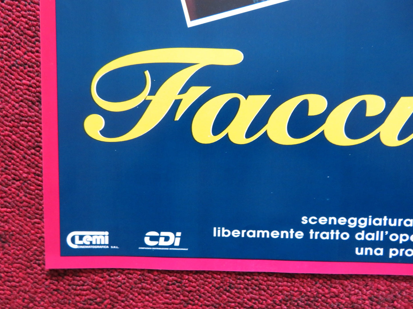 FACCIAMO PARADISO -C ITALIAN FOTOBUSTA POSTER MARGHERITA BUY LELLO ARENA 1995