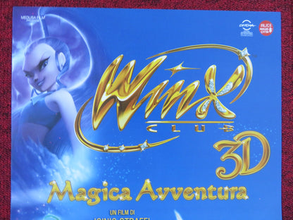 WINX CLUB 3D: MAGICAL ADVENTURE ITALIAN LOCANDINA POSTER PERLA LIBERATORI 2010