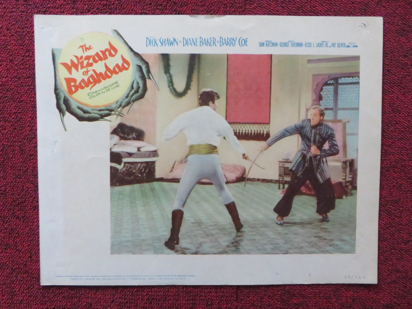 THE WIZARD OF BAGHDAD US LOBBY CARD SET DICK SHAWN DIANE BAKER 1960