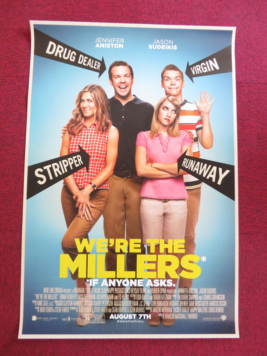 WE'RE THE MILLERS US ONE SHEET ROLLED POSTER J ANISTON JASON SUDEIKIS 2013