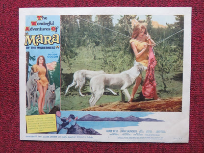 MARA OF THE WILDERNESS US LOBBY CARD SET LORI SAUNDERS ADAM WEST 1965