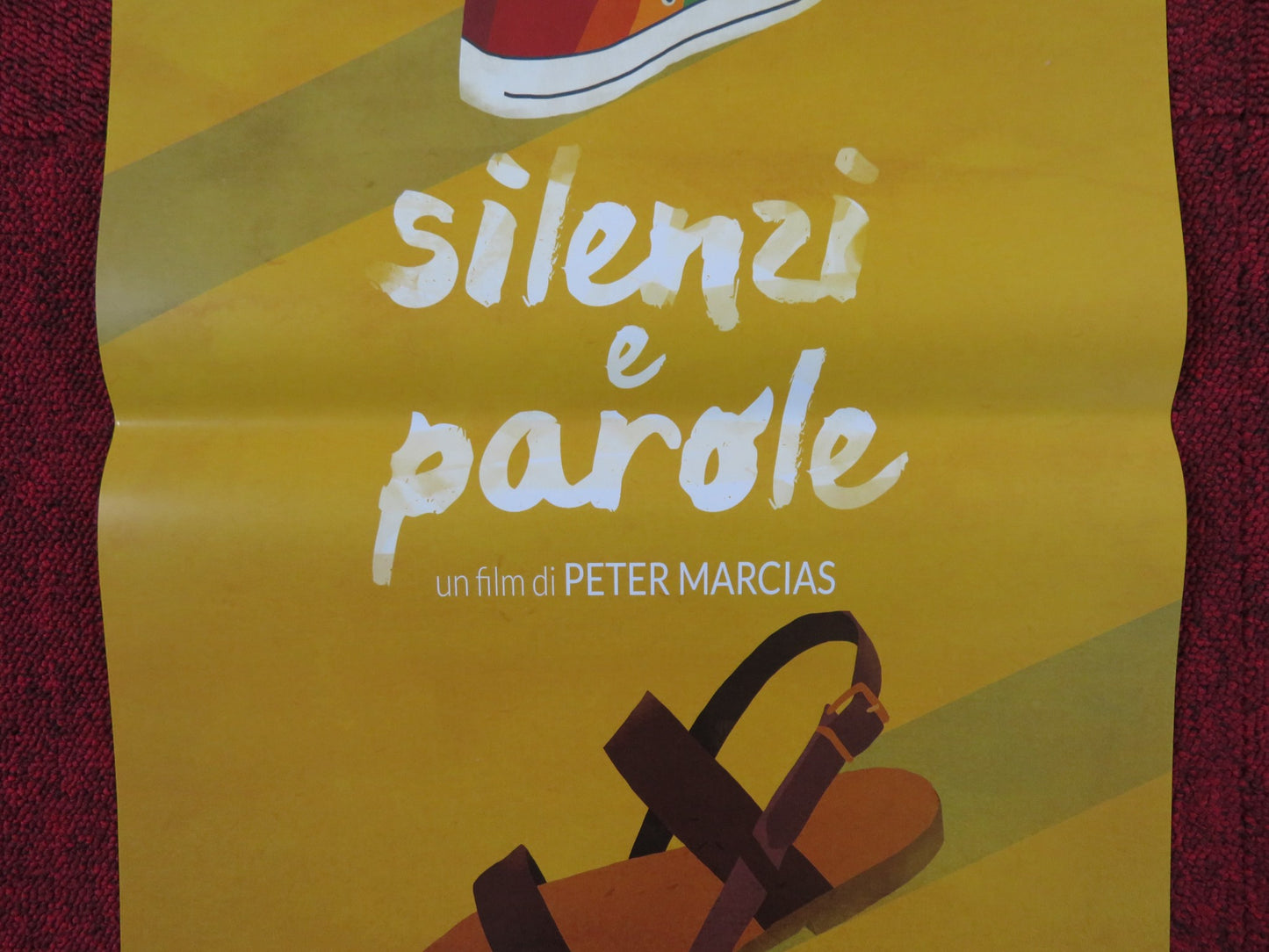 SILENZI E PAROLE ITALIAN LOCANDINA POSTER PETER MARCIAS 2017