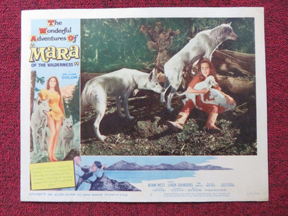 MARA OF THE WILDERNESS US LOBBY CARD SET LORI SAUNDERS ADAM WEST 1965