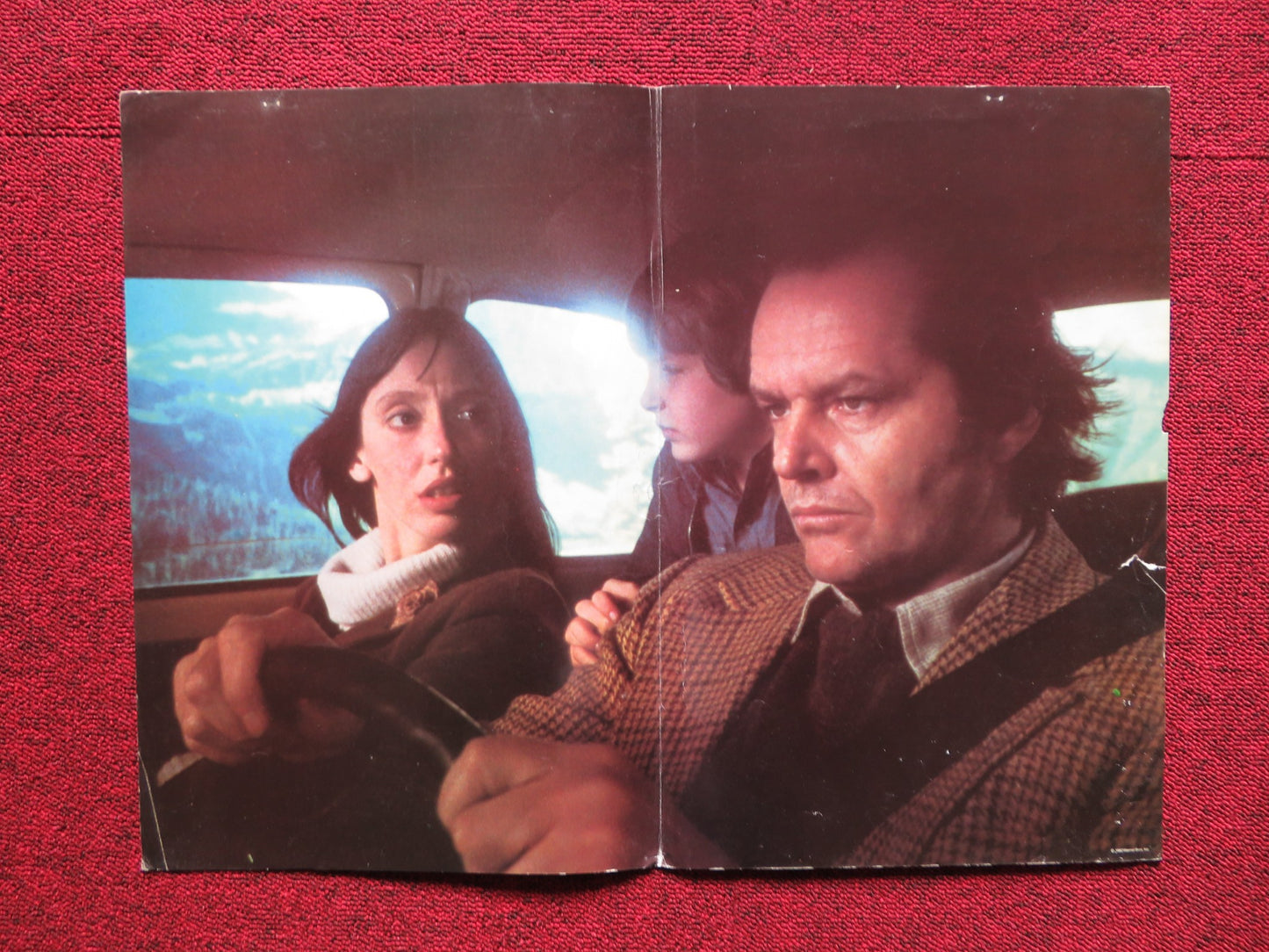 THE SHINING -E  FOLDED US MOVIE STILL JACK NICHOLSON SHELLEY DUVALL 1980