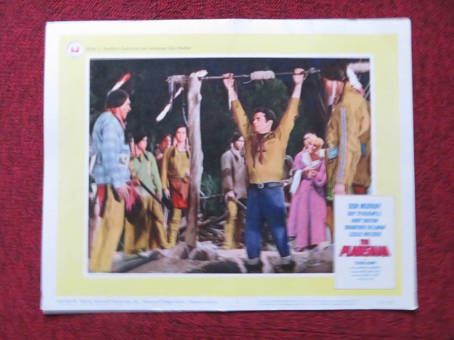 THE PLAINSMAN US LOBBY CARD SET DON MURRAY GUY STOCKWELL 1966