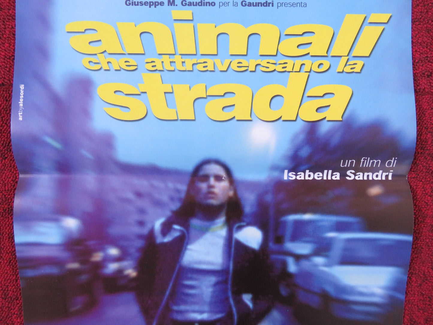 ANIMALI CHE ATTRAVERSANO LA STRADA ITALIAN LOCANDINA POSTER E. M. MUDUGNO 2000