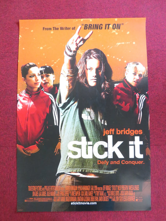 STICK IT US ONE SHEET ROLLED POSTER JEFF BRIDGES MISSY PEREGRYM 2006