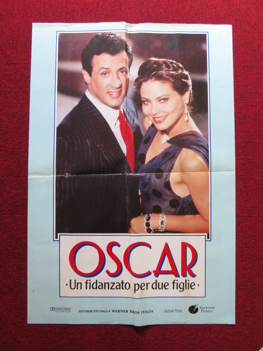 OSCAR ITALIAN FOGLIO POSTER SYLVESTER STALLONE PETER RIEGERT 1991