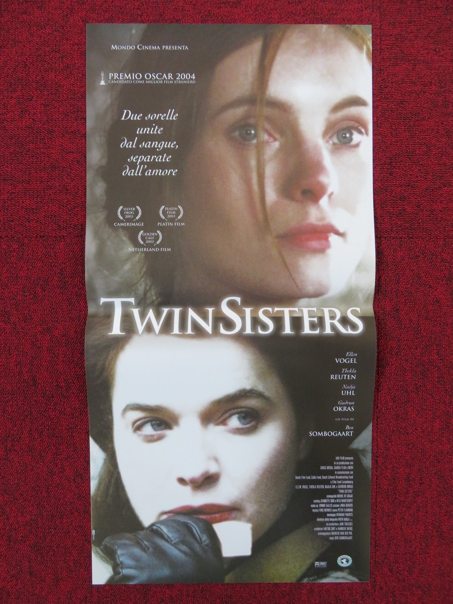 TWIN SISTERS ITALIAN LOCANDINA POSTER ELLEN VOGEL THEKLA REUTEN 2002