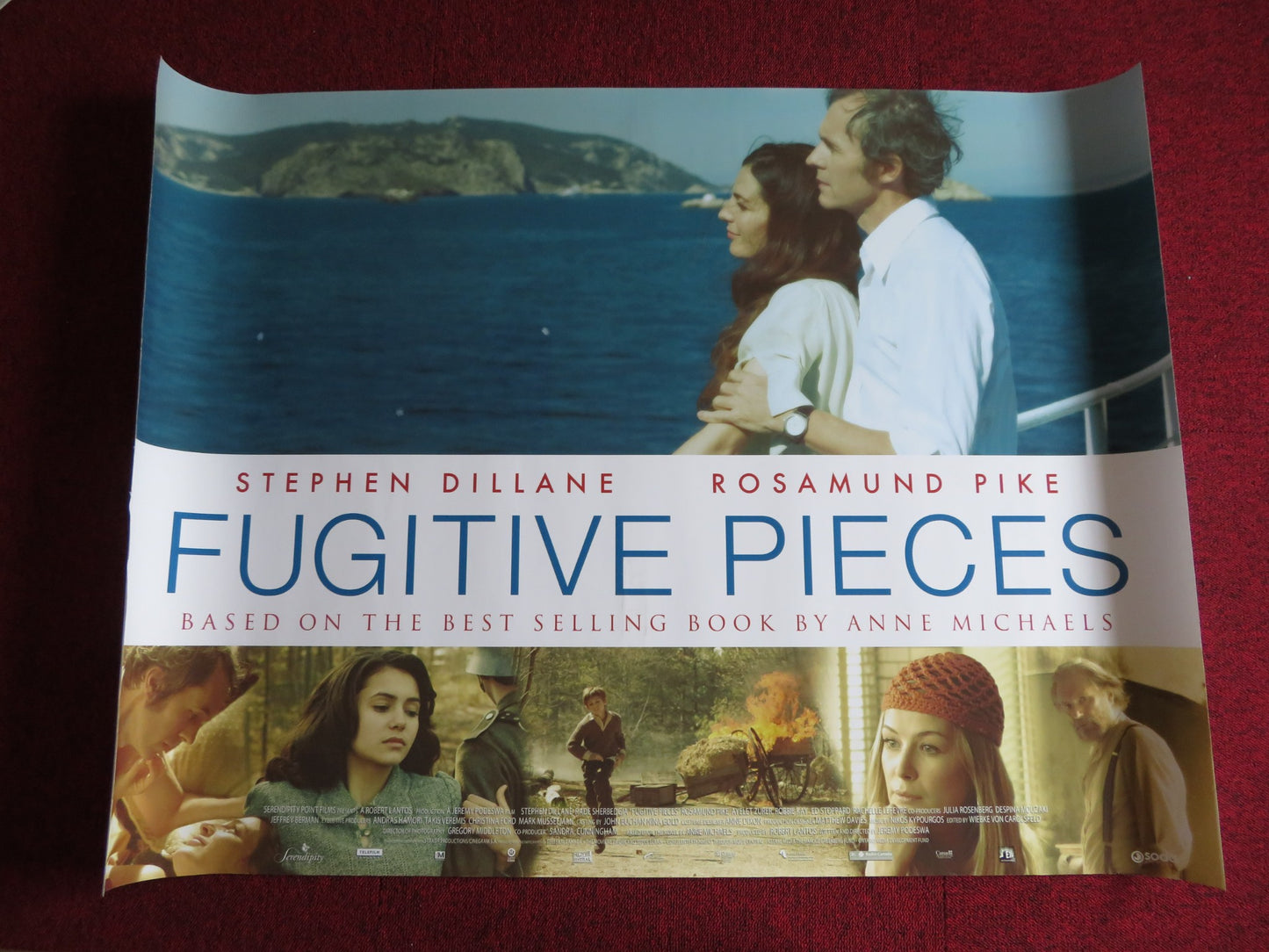 FUGITIVE PIECES UK QUAD (30"x 40") ROLLED POSTER STEPHEN DILLANE 2007