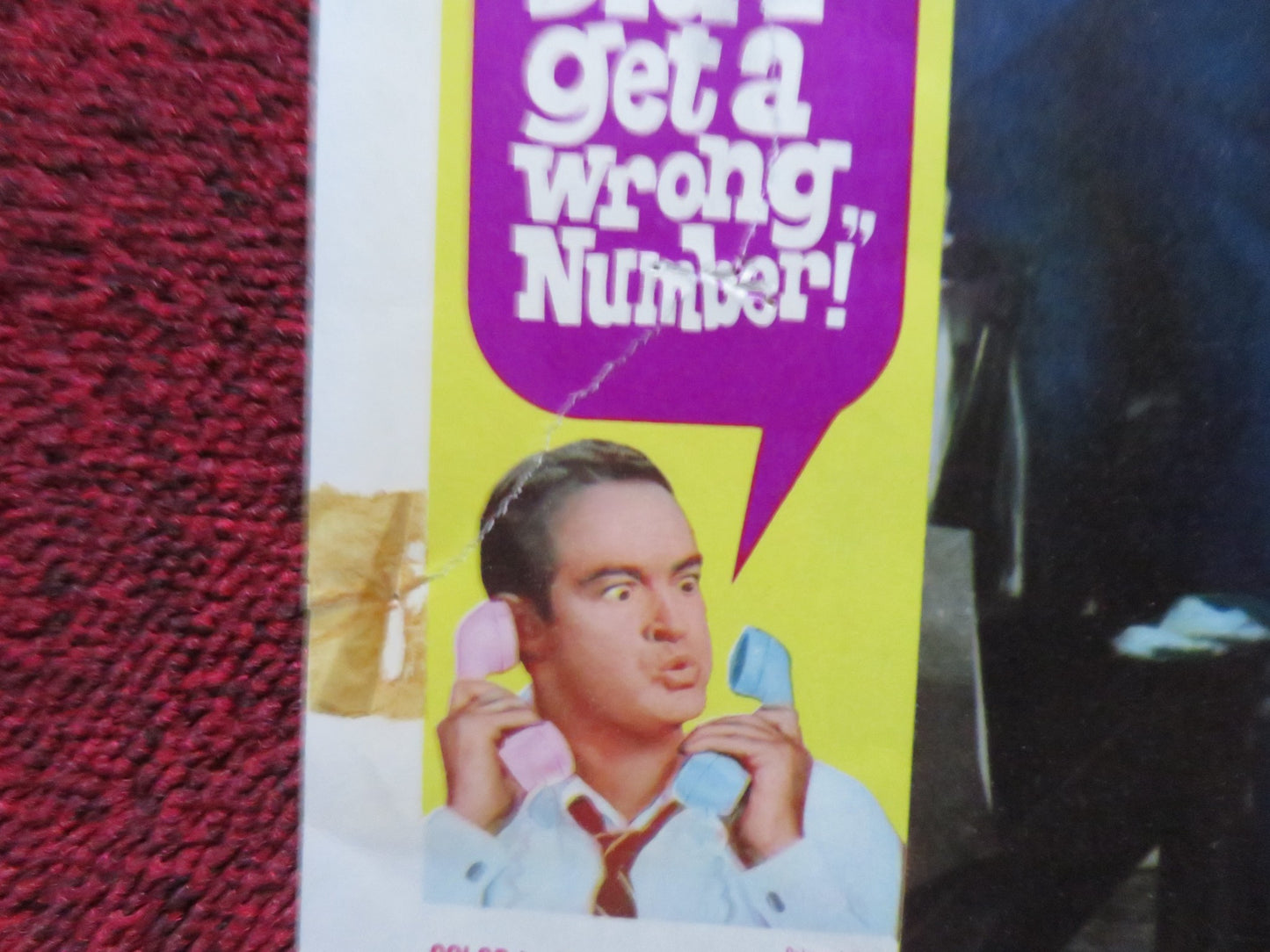 BOY, DID I GET A WRONG NUMBER US LOBBY CARD SET BOB HOPE ELKE SOMMER 1966