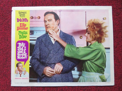 BOY, DID I GET A WRONG NUMBER US LOBBY CARD SET BOB HOPE ELKE SOMMER 1966