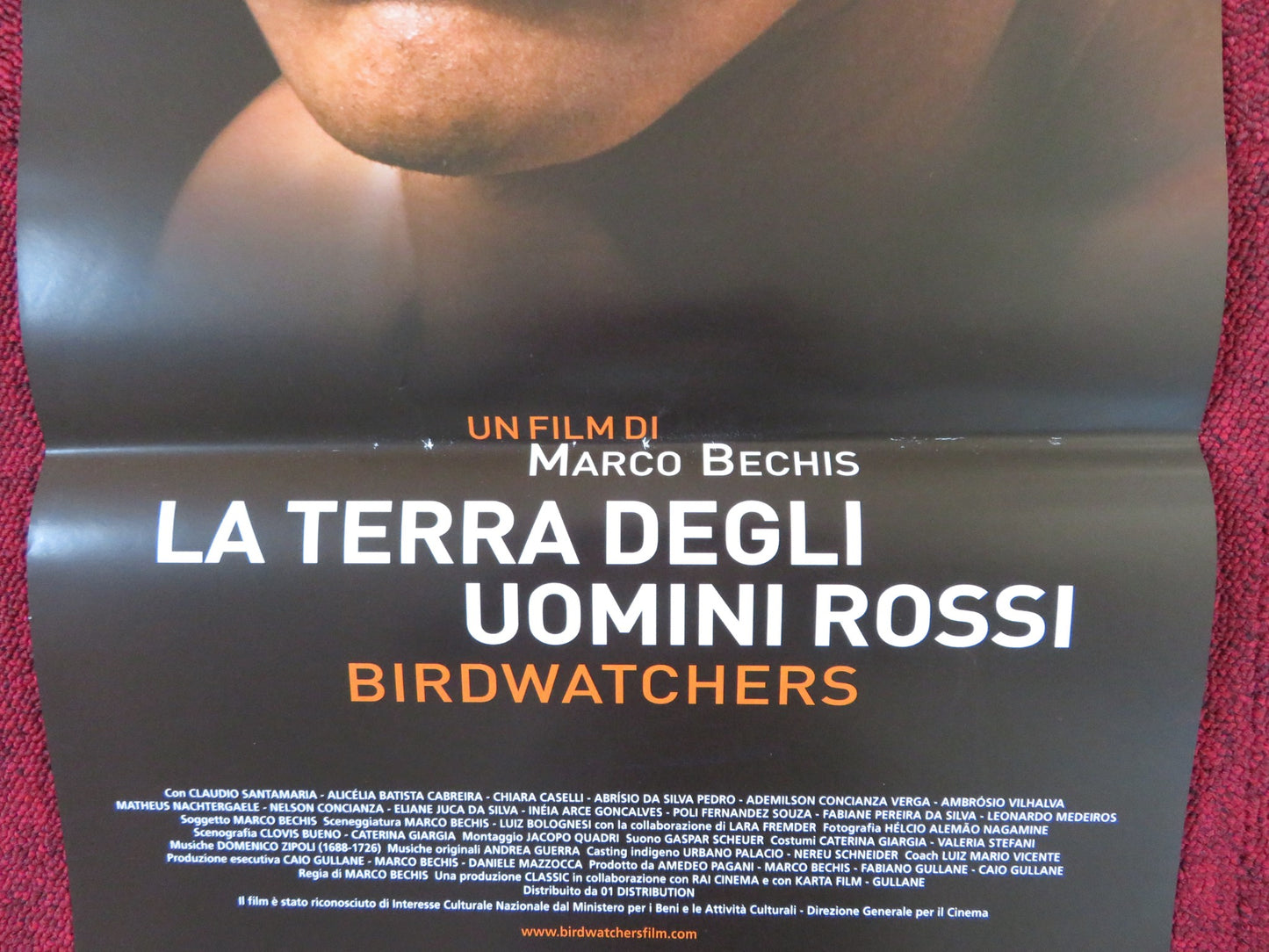 LA TERRA DEGLI UOMINI ROSSI ITALIAN LOCANDINA POSTER CLAUDIO SANTAMARIA 2008