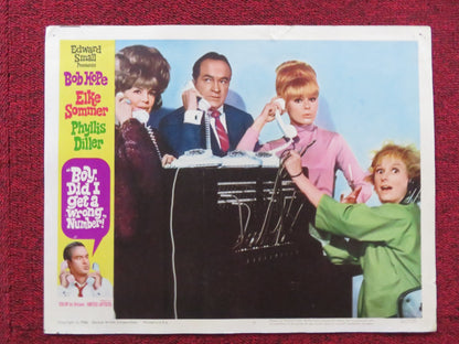 BOY, DID I GET A WRONG NUMBER US LOBBY CARD SET BOB HOPE ELKE SOMMER 1966