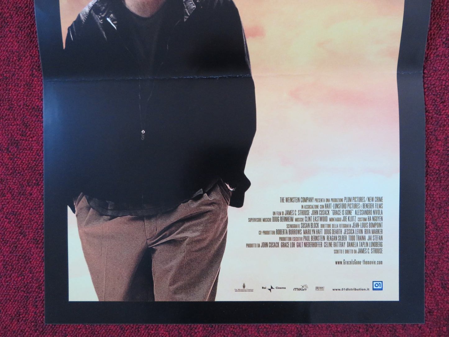 GRACE IS GONE ITALIAN LOCANDINA POSTER JOHN CUSACK EMILY CHURCHILL 2007