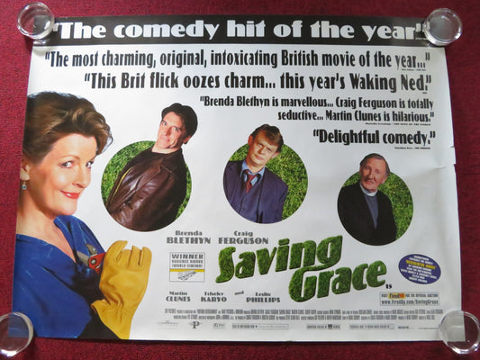 SAVING GRACE UK QUAD (30"x 40") ROLLED POSTER BRENDA BLETHYN CRAIG FERGUSON 2000