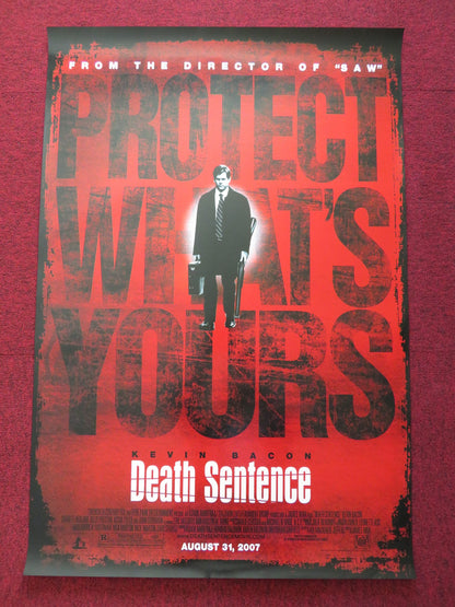 DEATH SENTENCE US ONE SHEET ROLLED POSTER  KEVIN BACON KELLY PRESTON 2007