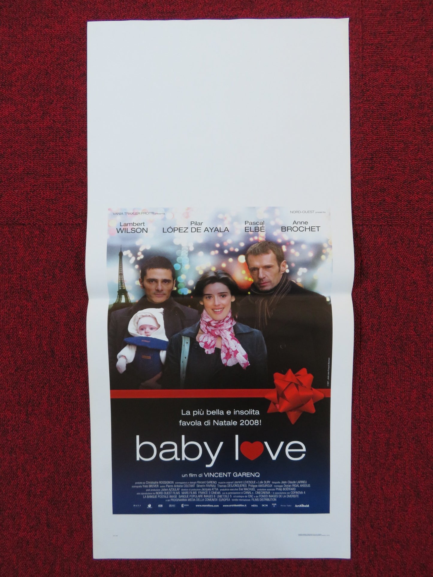 BABY LOVE ITALIAN LOCANDINA POSTER LAMBERT WILSON PILAR LOPEZ DE AYALA 2008