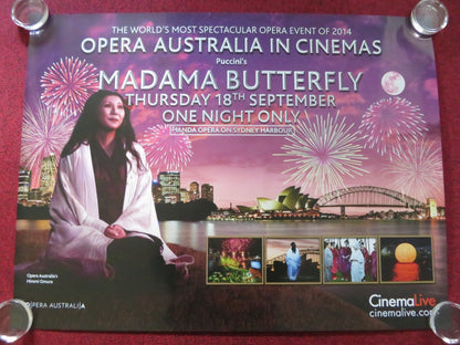 MADAME BUTTERFLY: HANDA OPERA ON SYDNEY HARBOUR UK QUAD (30"x 40") ROLLED POSTER